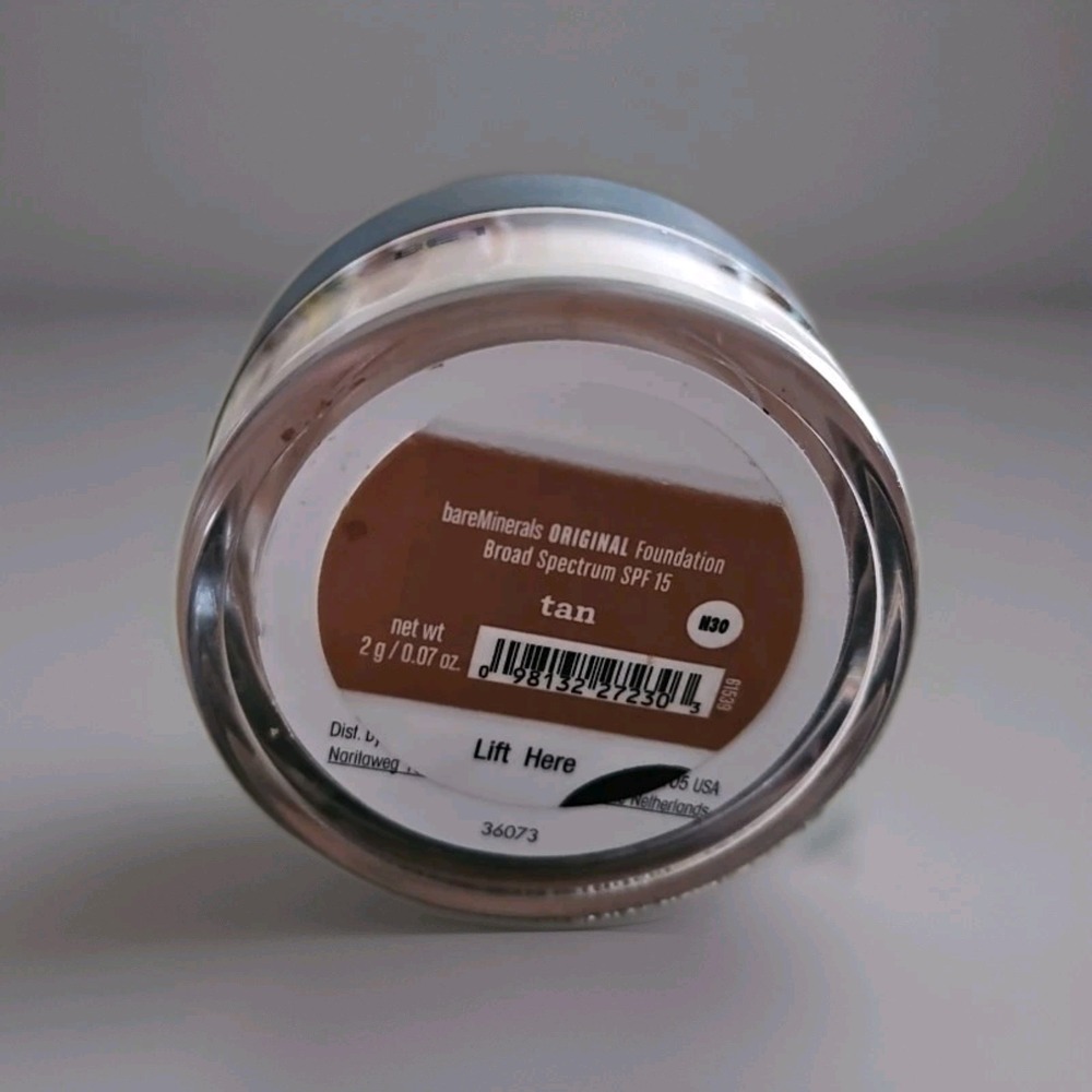 bareMinerals Original Foundation SPF15 in TAN 2g 0.07 oz Brand New Sealed FRESH